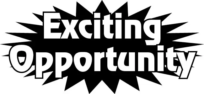 Exciting Opportunity